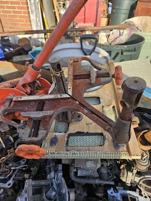 Винтажный Stanley Marsh No. 400 чугунных поворотных торцовочных тисков с наклонной рамой сделано в США - Изображение 1 из 3