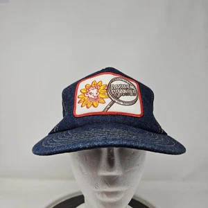 Vintage Borden Hat Cap Snap Back Mesh Trucker Patch Advertising Mens 80s - Picture 1 of 7