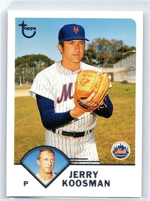 JERRY KOOSMAN 2003 Topps Retired Signature New York Mets Baseball Card #21 - Image 1 of 2
