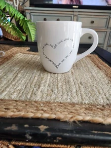 Pier 1 One Ceramic Dolomite Love Coffee Mug - Picture 1 of 6