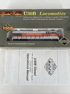 HO 1:87 PROTO 2000 U30B LOCOMOTIVE WESTERN PACIFIC #751 DCC & SOUND L/N - Picture 1 of 7