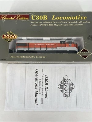 HO 1:87 PROTO 2000 U30B LOCOMOTIVE WESTERN PACIFIC #751 DCC & SOUND L/N - Image 1 of 4