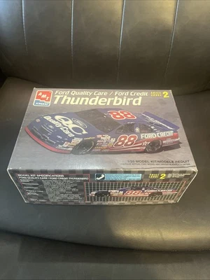 Dale Jarrett #88 Ford Quality Care Yates Thunderbird Amt 1/24 Plastic Model 8160 - Image 1 of 4