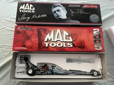 DOUG KALITTA 2005 ACTION JAMES DEAN 50TH MAC TOOLS DRAGSTER  - Image 1 of 2