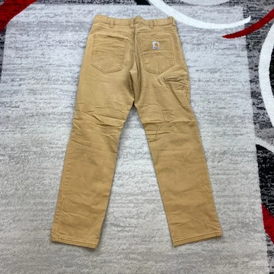 Pantalón Chino Carhartt 102517 Lona 32 Marrón Y2K Resistente 5 Bolsillos Flex Swing 32x32 Foto 1 de 4