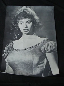 SOPHIA LOREN portrait poster original 27x38 commercially produced poster - Picture 1 of 11