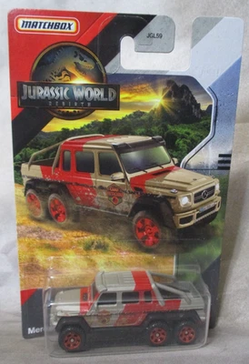 Matchbox Jurassic World Rebirth Mercedes Benz G63 AMG 6x6  1:64 scale  diecast - Image 1 of 4