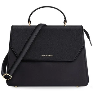Lunch Box Tote Women - Fashion Stylish Vegan Leather Insulated Lunch Bag with... - Picture 1 of 8