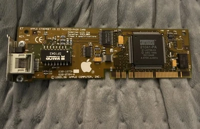 Apple Ethernet CS II Twisted-Pair Card for Power Macintosh TAM 10Base-T Com Slot - Image 1 of 4
