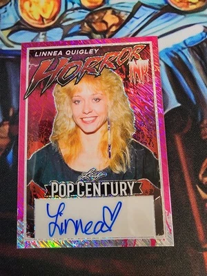 LINNEA QUIGLEY #/7 Leaf Pop Century The Return of the Living Dead Pink Shimmer - Image 1 of 4