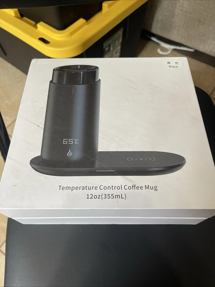 Temperature Control Heated Coffee Mug ‘With  Phone Charger Pad “See Description” - Image 1 of 4