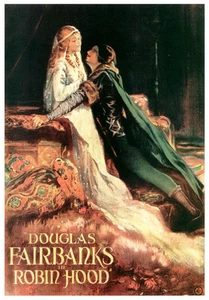 Robin Hood Douglas Fairbanks Sr. Film Poster Druck - Bild 1 von 1