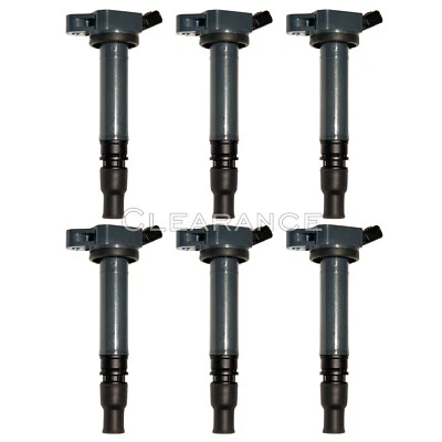 6 Ignition Coils for Lexus GS300 GS350 GS450H IS350 IS250 2006 2007 2008 3.5L - Image 1 of 4