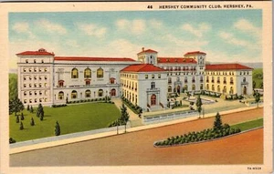 Hershey PA-Pennsylvania, Hershey Community Club, Vintage Postcard - Picture 1 of 2