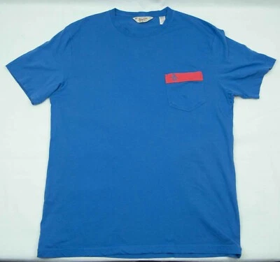 ORIGINAL PENGUIN HOMME T SHIRT COTON TAILLE L (ÉTIQUETTE XL) GC ..a - Photo 1/4