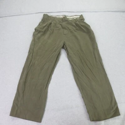 Tommy Bahama Pants Mens Size 32z26 Silk Dress Pants Casual Pleated Slacks * - Image 1 of 4