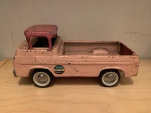 Vintage 1960's Nylint Ford Econoline Kennel Pickup pink 11" - Picture 1 of 13