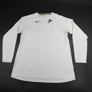 Atlanta Falcons Nike NFL On Field Dri-Fit Long Sleeve Shirt Men's White Used