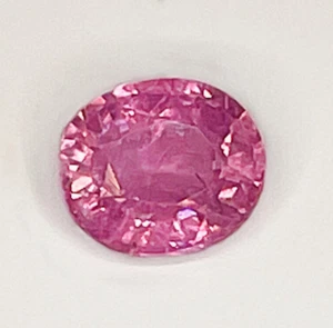 0.94ct Sunset Pink Purple Natural Sapphire Oval with Gem Report Unheated - Picture 1 of 5