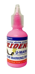 U-Mark It 1 oz Paint for Marking Your Scuba Diving Snorkeling Gear Pink - Picture 1 of 1