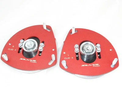 Placas Camber para Renault Clio 3, Nissan Micra 3 Ajustable Rojo Foto 1 de 3