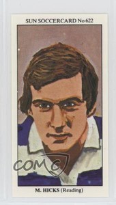 1978 The Sun Soccercards Midfielders Martin Hicks #622