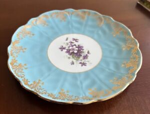 Vintage Aynsley dish Blue And Gold