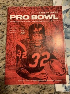 1964 NFL Pro Bowl Football Program/JIM BROWN COVER/JOHNNY UNITAS/JIM TAYLOR!! - Picture 1 of 12
