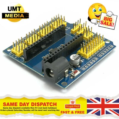 Arduino Nano V3.0 I/O Expansion Breakout Board For NANO I/O Shield - Image 1 of 4