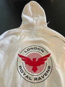 Call Of Duty League Men's London Royal Ravens White Team Hoodie, Size: XL - Picture 1 of 7