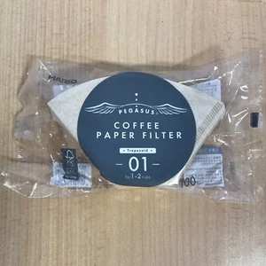 Hario Pegasus Größe 01 - 100 brauner Kaffeefilter - Made in Japan (PEF-01-100M) - Bild 1 von 2