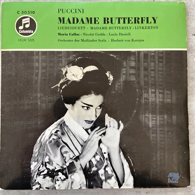 PUCCINI: Butterfly - Callas / Gedda / Karajan (EP Columbia C 50 510/NM) - Bild 1 von 3
