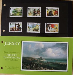 Francobolli Maglia: "Avventure Finali Philippe D'Auvergne" MNH Confezione Presentazione 1991 - Foto 1 di 4