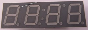 3 Stück/pcs - LTC4727WC  LITEON 4-Digit 10mm LED 7-Segment Anzeige ROT - Picture 1 of 2