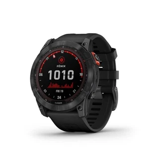 Garmin fēnix 7X Solar GPS Watch - Slate Gray/Black - Picture 1 of 12