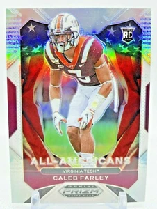 2021 Panini Prizm Draft Picks Caleb Farley #198 All-Americans RC SILVER Prizm SP - Picture 1 of 3