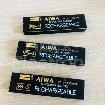 AIWA PB-3 PB-4 Cassette Player Battery - DC 2V 1380mAh - Image 1 of 4