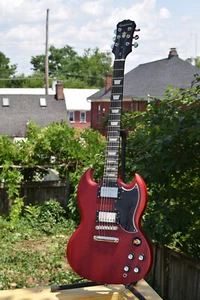 2017 Epiphone SG G-400 Worn Cherry - China - HSC - Picture 1 of 10