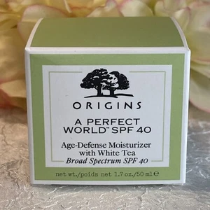 Origins A Perfect World SPF 40 Age-Defense Moisturizer SPF 40 1.7oz NIB FreeShip - Picture 1 of 2