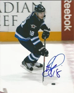 BRYAN LITTLE signed 8x10 photo WINNIPEG JETS EXACT PROOF - Picture 1 of 2