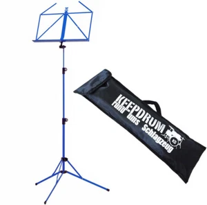 K&M 100-5 soporte de notas azul + bolsa - Imagen 1 de 5