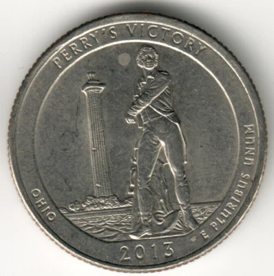 USA - 2013P - Washington ¼ Dollar - Perry’s Victory - Low Mintage - #8970 - Image 1 of 2