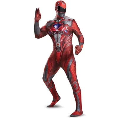 Disfraz Hombre XL Power Rangers Mono Rojo Ranger Foto 1 de 2
