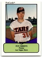 1990 ProCards AAA Pete Roberts Las Vegas Stars #10