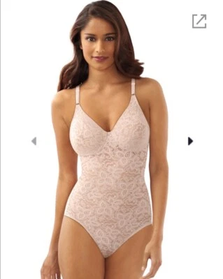 Lencería modeladora Bali 34B Rose All-Over Solutions con aros encaje N' Body 8L10 nueva con etiquetas Foto 1 de 4