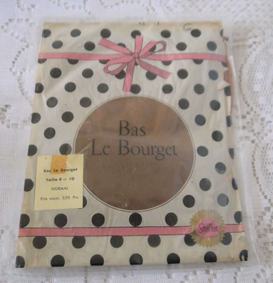 Paar Strümpfe Frau Stim ' Lon Rechts Naht Dusk Größe 4= 10 Le Bourget - Bild 1 von 4