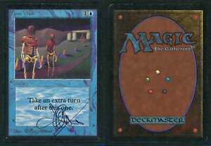 ​Time Walk **Artist Signed** [Limited Edition Beta] MTG Moderately Played!​