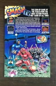 Smash TV 1993 T.V. Anuncio de página completa de videojuego Acclaim - Imagen 1 de 1