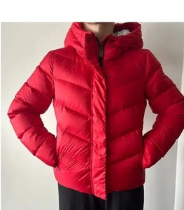 POST CARD COURCHEVAL PUFFER DOWN JACKET IN RED NWT - Picture 1 of 9