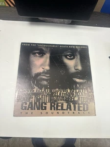TUPAC GANG RELATED 1997 MOVIE SOUNDTRACK POSTER 2PAC HIP HOP RAP - Picture 1 of 5